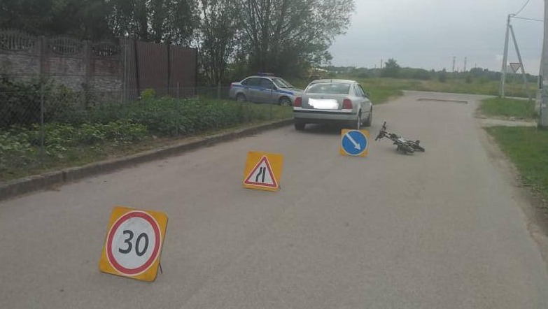 52-летняя велосипедистка врезалась в иномарку в Луговом
