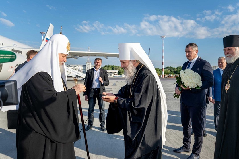 В Калининград прибыл патриарх Московский и всея Руси Кирилл