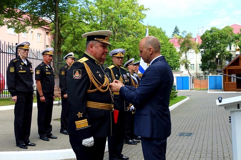 В Калининграде представили нового командующего Балтийским флотом