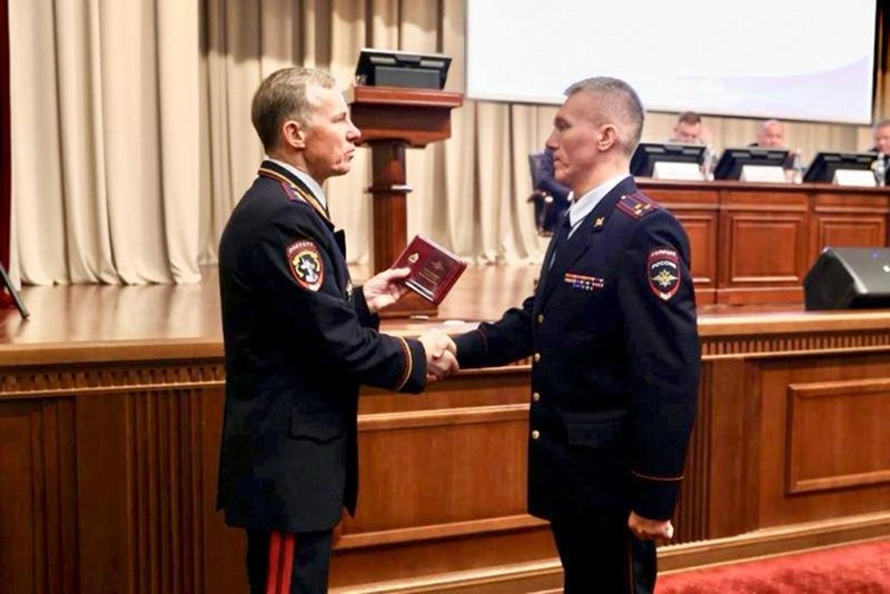 Полковник полиции из Калининграда награжден высшим ведомственным знаком отличия