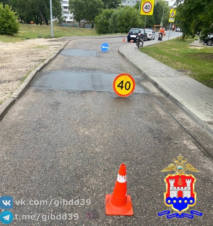 В Калининграде водитель Opel сбил велосипедиста: возбуждено уголовное дело