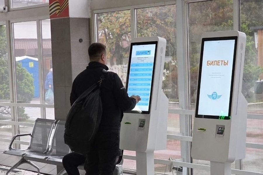 На автовокзале Калининграда установили терминалы для продажи билетов
