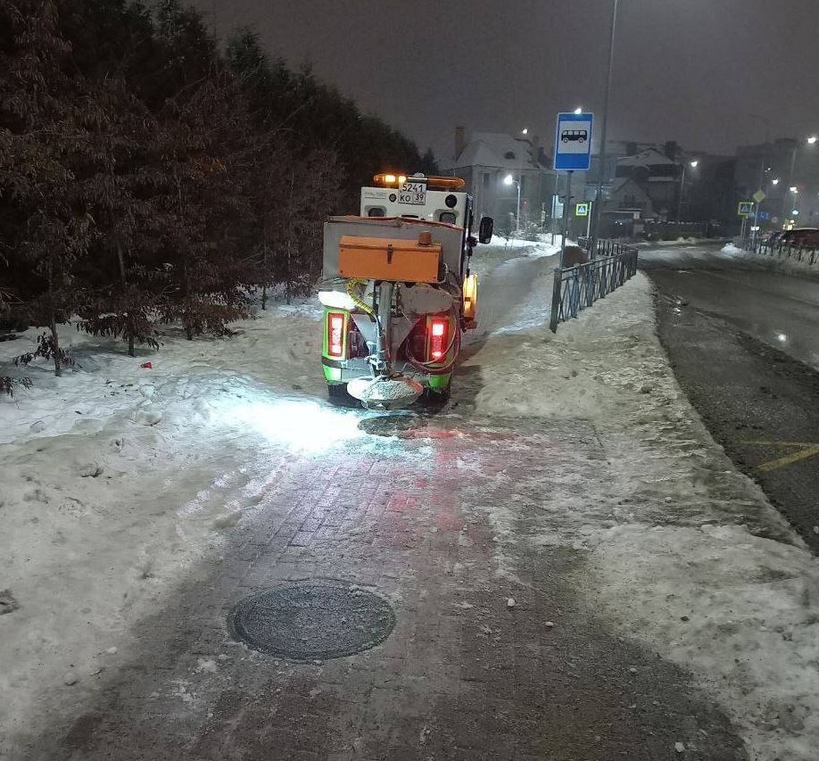 Дятлова рассказала о борьбе с гололёдом в Калининграде