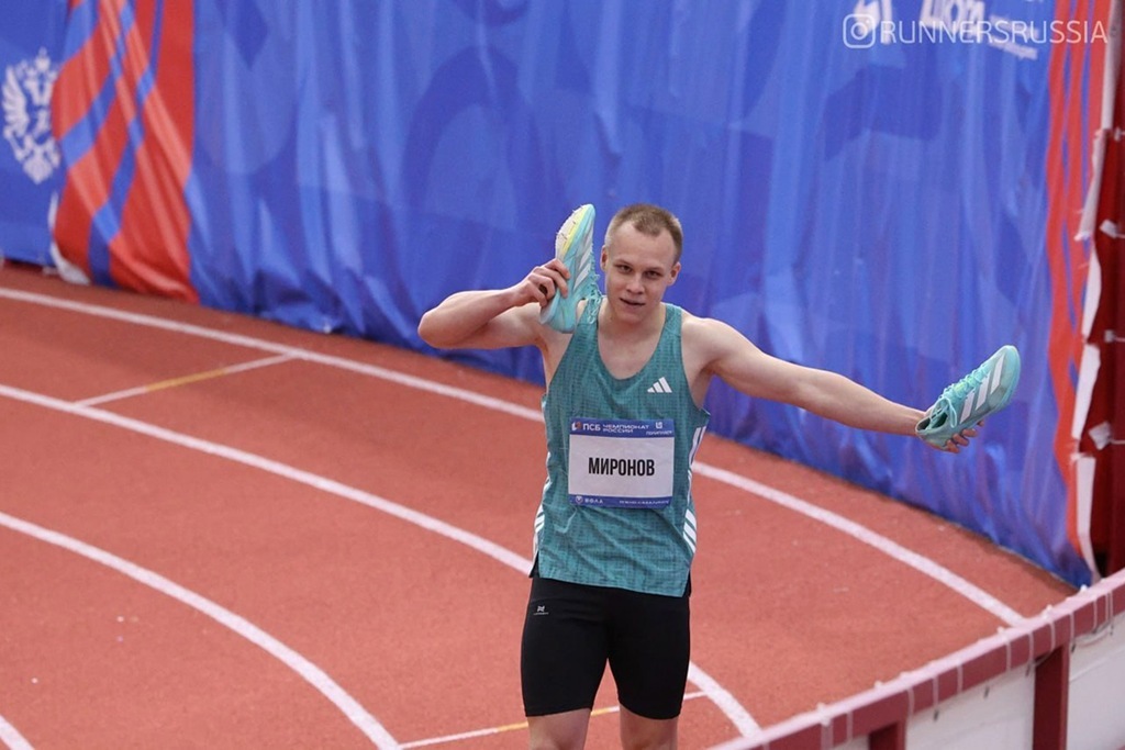 Калининградский спринтер Миронов обновил два рекорда России на 200-метровке за две недели
